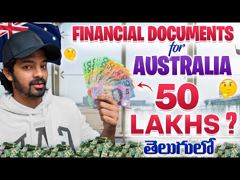 Australia Student Visa Financial Documents in Telugu | Bank Balance, Loan & Mistakes ❌💰
