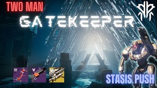 Two Man Gatekeeper Stasis Warlock Vault of Glass Destiny 2 Season of the Plunder