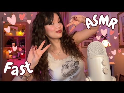 FAST AND AGGRESSIVE ASMR TRIGGERS FOR DEEP SLEEP Mic Scratching Whispers Hand Sounds And More 