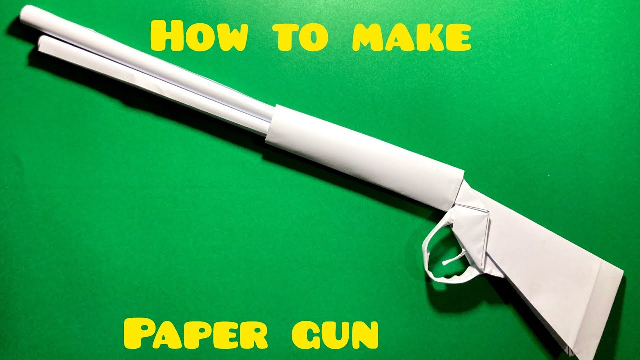 How to Make a Paper Gun | Easy Origami