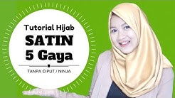 Tutorial Hijab Terbaru Satin 5 Gaya Tanpa Ciput / Ninja Simpel Terbaru #NMY Hijab Tutorials - Durasi: 6.22. 