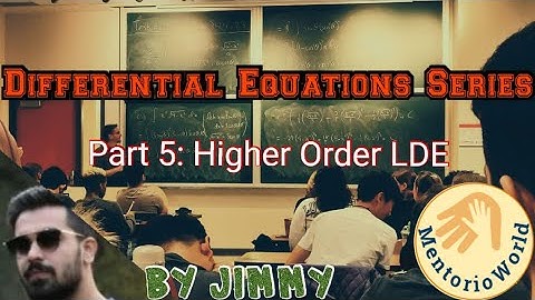Higher Order Linear Differential Equation with constant coefficients| in Hindi | part 5