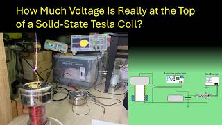 What Is the Voltage at the Top of a Solid State Tesla Coil? @HVE