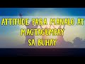 ATTITUDE PARA MANALO AT MAGTAGUMPAY SA BUHAY | Tagalog English Sermon Message | Ptr. Hemler Mendez