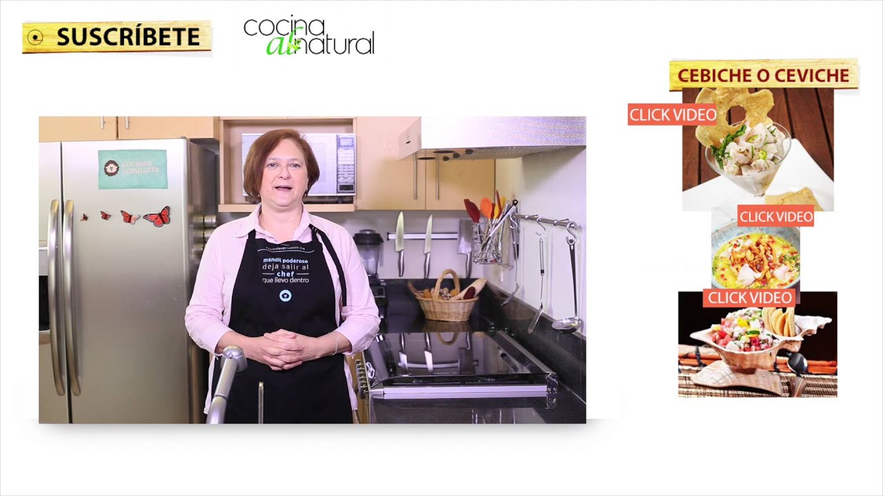 cocina saludable cursos bogota Recetas fáciles y práticas de ceviche