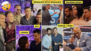 🤣All Celebrities are Interested in Ronaldo Instead of Tyson Fury vs Francis Ngannou!