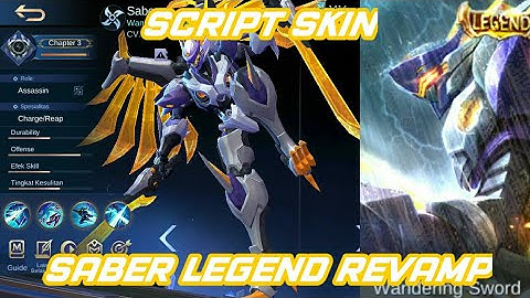 TERBARU SCRIPT SKIN SABER LEGEND CODENAME STORM FULL EFFECT MOBILE LEGENDS