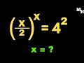 A nice exponential equation maths olympiad