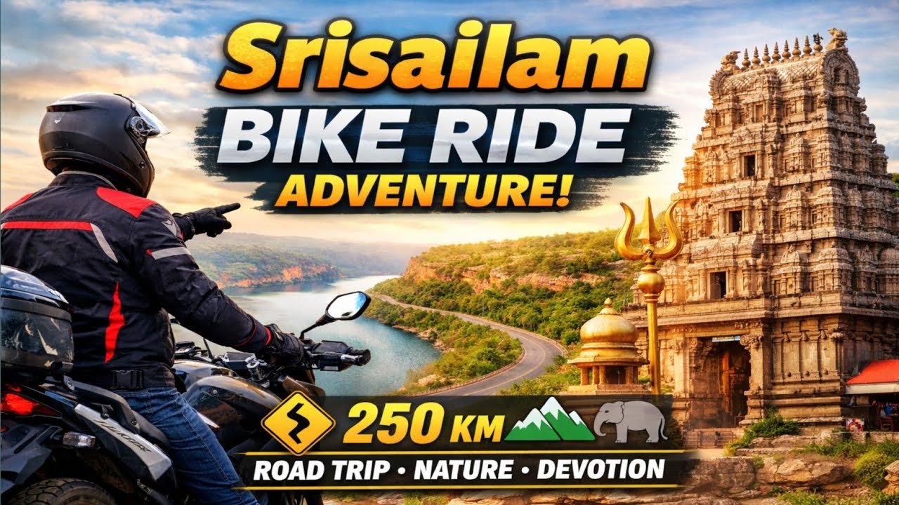 HYDERABAD TO SRISAILAM Bike ride | Weekend ride | ghat roads