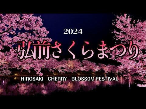 【2024弘前さくらまつり】夜桜と人気の出店