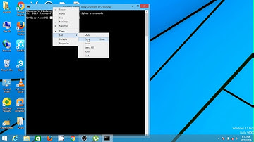 how to enable copy paste on cmd