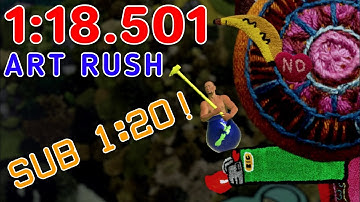 Getting Over It - Art Rush Map in 1:18.501