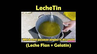 LecheTin Recipe (Leche Flan + Gelatin) shorts