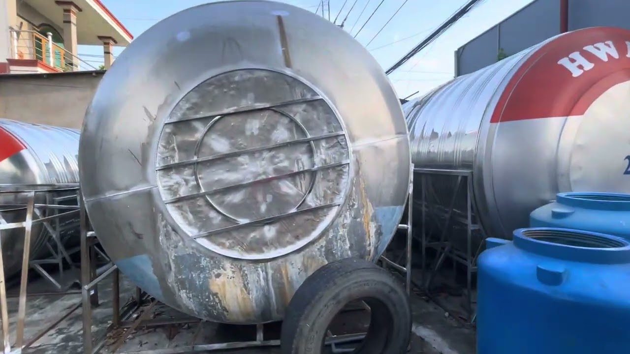 thanh lý bồn nước nhựa và inox tại tphcm