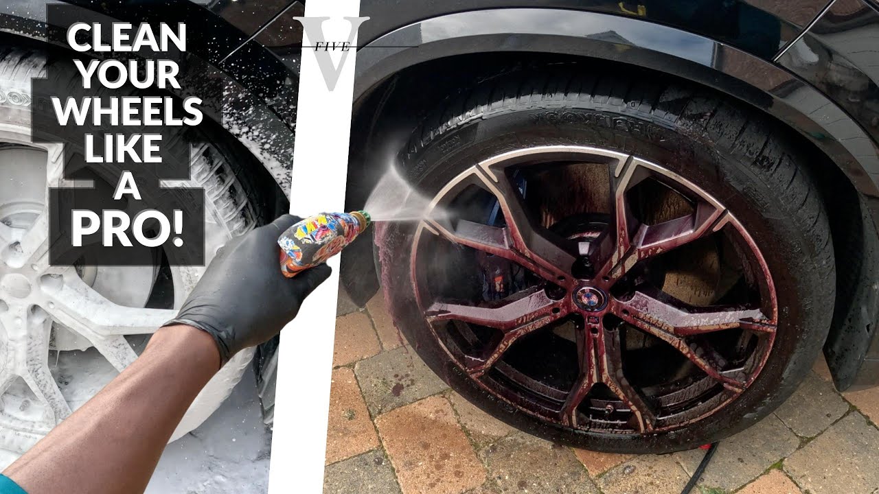 How to Professionally Clean Car Wheels | Deep Wheel Cleaning Tutorial ...