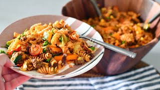 Easy Taco Pasta Salad (Perfect Side Dish for Summer BBQs!)