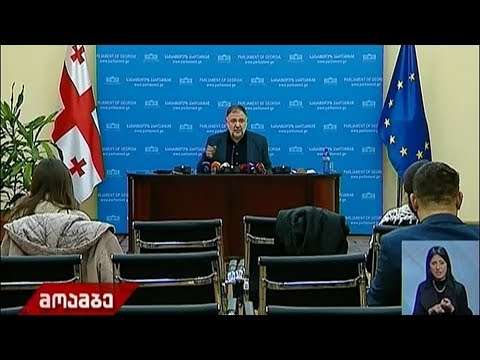 ბიძინა გეგიძის ბრიფინგი