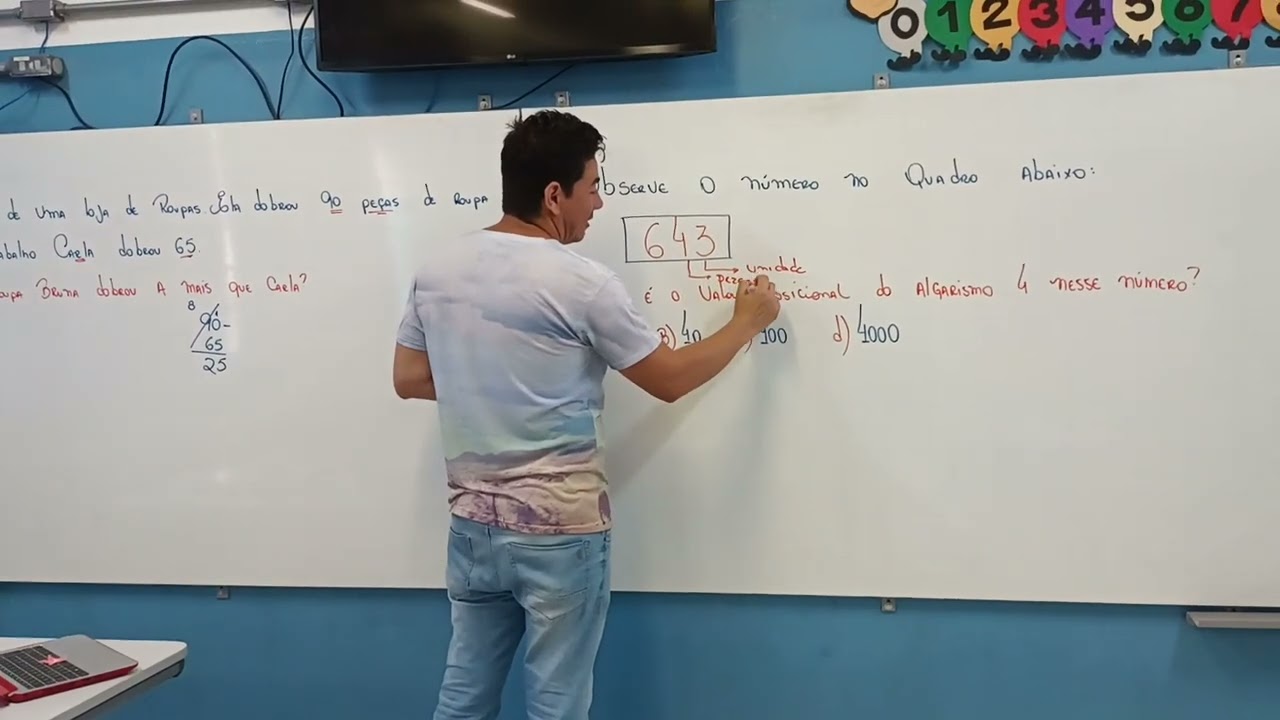 QUIZ DE MATEMÁTICA 4° ANO - Valor Posicional dos Algarismos 