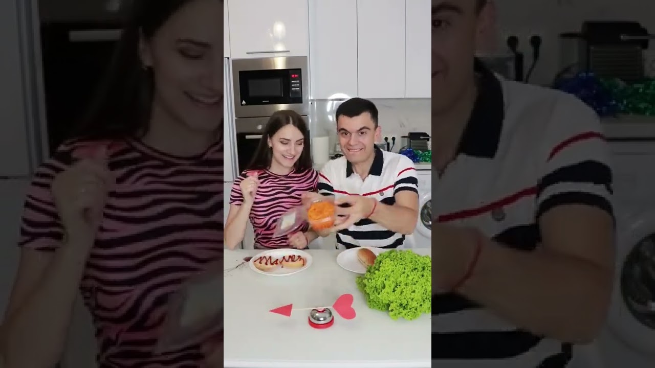 Hotdog VS burger challenge by Secret Vlog 