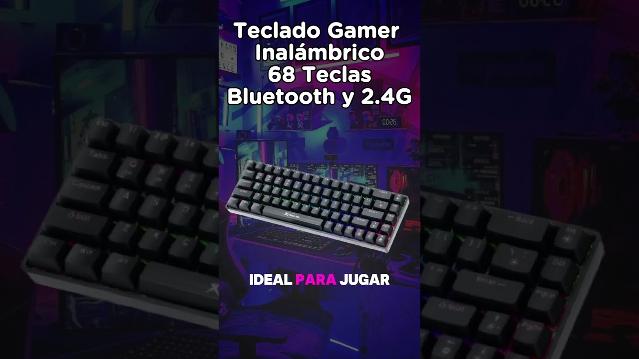 Teclado Gamer Mecanico Inalámbrico Bluetooth Xtrike Gk-994w - PCTECNO