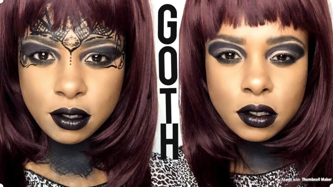 Goth Makeup || Lace face paint Zuri fx
