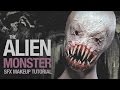 Alien monster sfx makeup tutorial