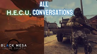 Black Mesa: Blue Shift - All HECU Conversations