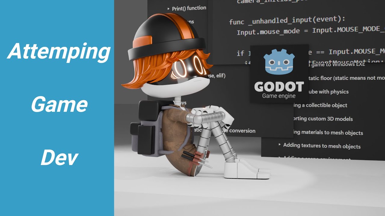 Attempting to make a video game | Godot - YouTube