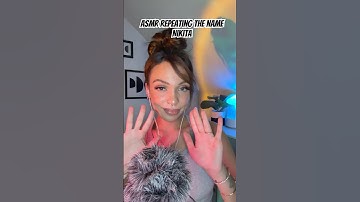 ASMR Repeating the Name Nikita #visualtingle #asmrtriggers #tingles #mouthwhisper #asmrvideos
