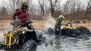 ПЕРЕВЕРНУЛИ, УТОПИЛИ БОЕВОЙ РМ-800, ПОСАДИЛИ ДВА БРП РЕНЕГАДА 1000 ХМР, ГРЯЗЕМЕС ЗИМРЙ В ВОЛГОГРАДЕ