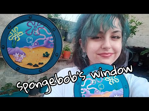 let's paint spongebob's window ∣ paint with me