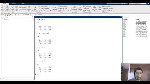 Video tutorial de matrices en matlab - Métodos numéricos