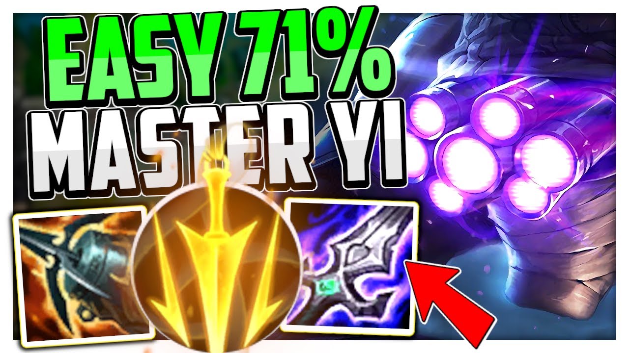 fortjener Daddy Smidighed EASY 71% Win Rate Master Yi Build AFTER THE CHANGES Season 12 | Master Yi  Guide League of Legends - YouTube