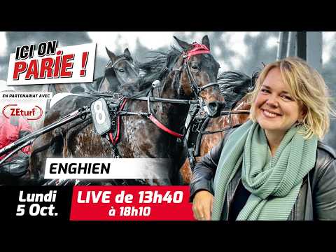 ICI On Parie ! Enghien, Quinté+ et pronostics en live de l'hippodrome, Lundi 5 octobre 2026