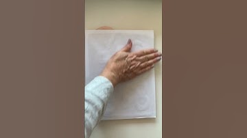 3 layer gelli print with stencils and masks #shorts