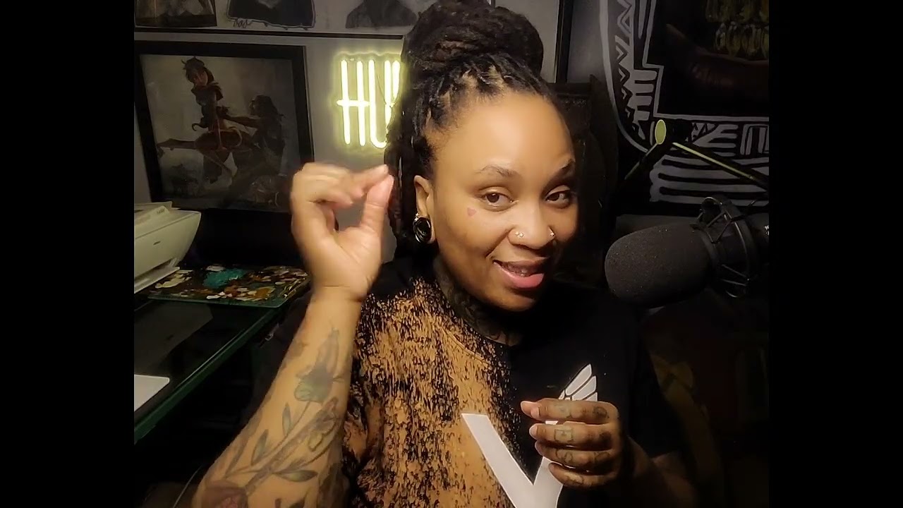 Loc Crush - Thick Loc Style - Ponytail Bun pt.1 -  New Painting Reveal