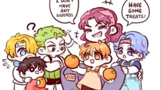 Baby Luffy Sanj And Zoro