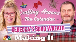 Make That Unconventional Holiday Boho Wreath You've Always Wanted - Making It