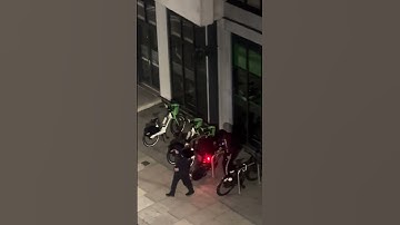 Attempted Angle Grinder Bike Theft in London - LITELOK X1 Defeats Bike Thieves