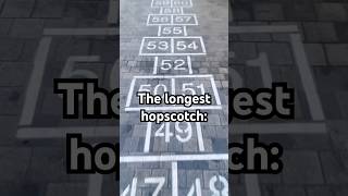 Is this the longest hopscotch in the world? | #shorts  #hopscotch