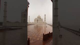 Taj Mahal Rain Wash - Wonders Of The World #Tajmahal