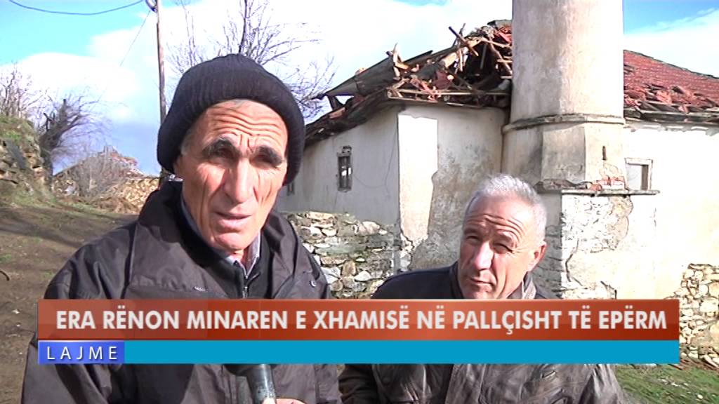 ERA RËNON MINAREN E XHAMISË NË PALLÇISHT TË EPËRM