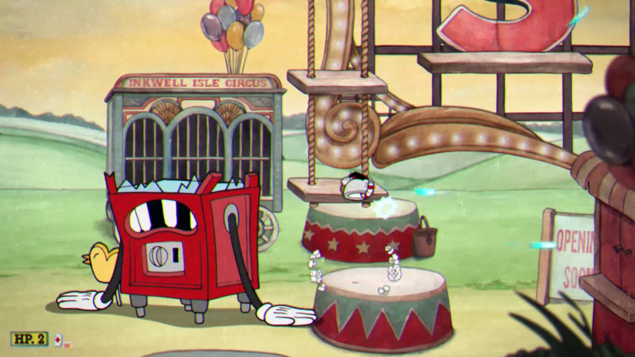 컵헤드 모든 코인 수집(런앤건 클리어 및 타짜 트로피) 영상