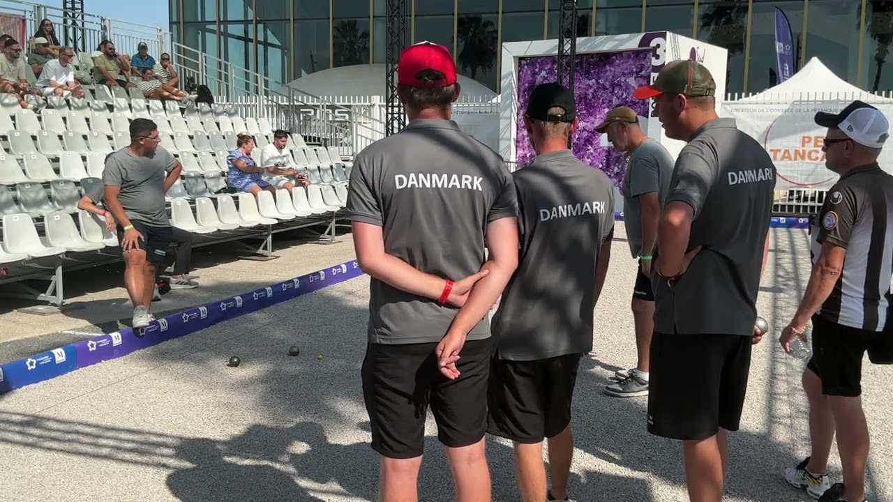 Miniature : Mondial Montpellier Pétanque après poules - Denmark