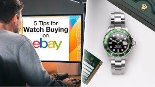 How to buy a watch on eBay