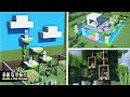 ⛏️ Minecraft Tutorial :: 🐱 4 Pet House Build hacks [ 마인크래프트 동물 집 만들기 (펫하우스)]