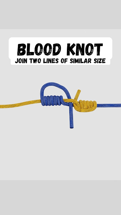 Blood Knot - tie line to line #knot #fishingtips #fishing