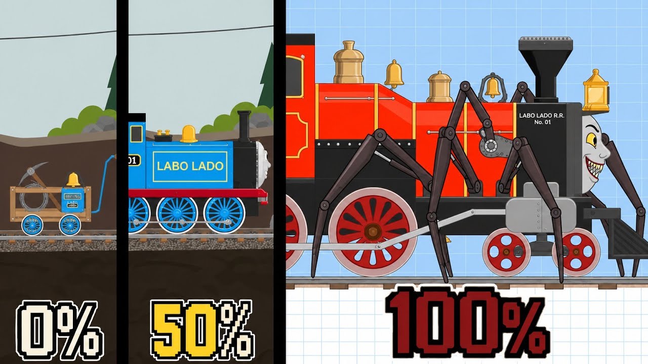 Aku 100% KERETA CHOO CHOO CHARLES di Kereta Bata Permainan Anak