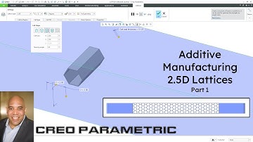 Creo Parametric - Additive Manufacturing - 2.5D Lattices (Part 1)