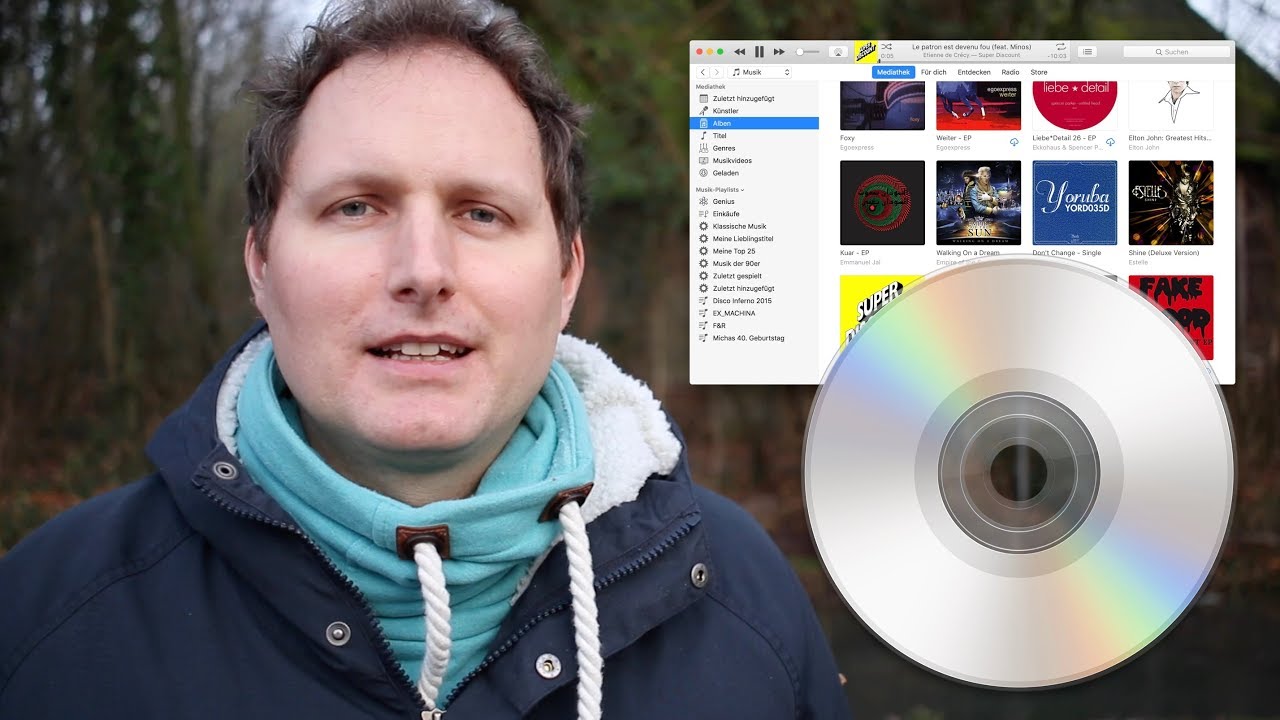 Mac Cd Mit Itunes Brennen Youtube